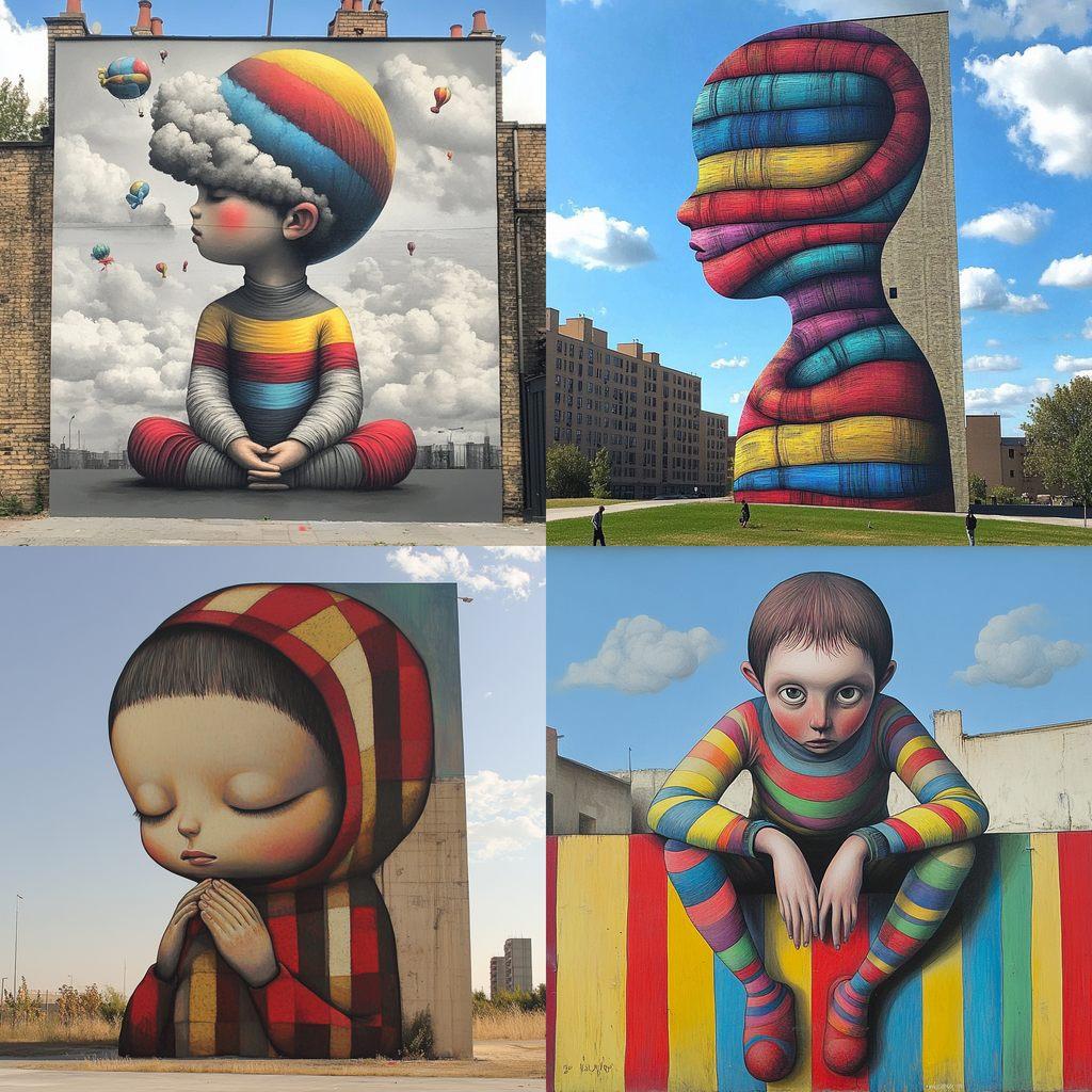 Seth Globepainter style, Midjourney V6.1, render 1 of 4