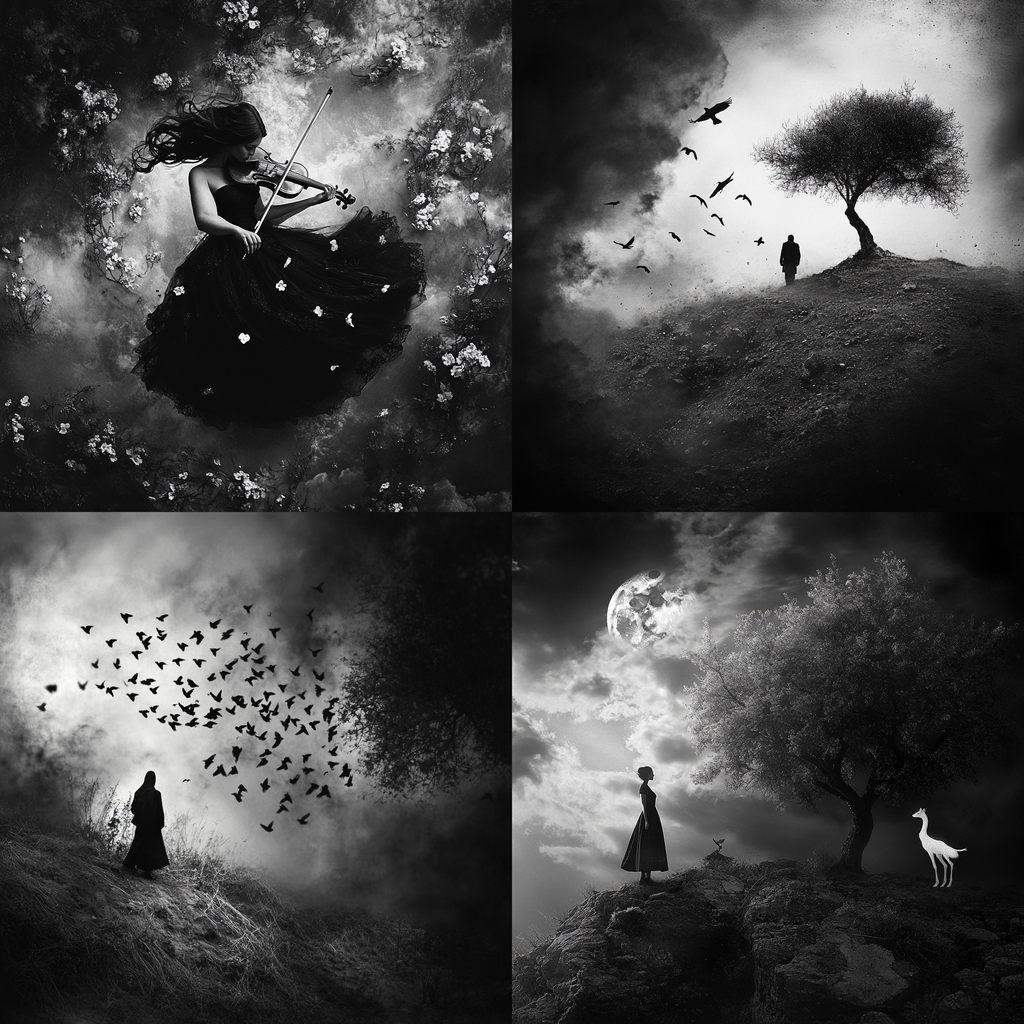 Sherry Akrami style, Midjourney V6.1, render 1 of 4