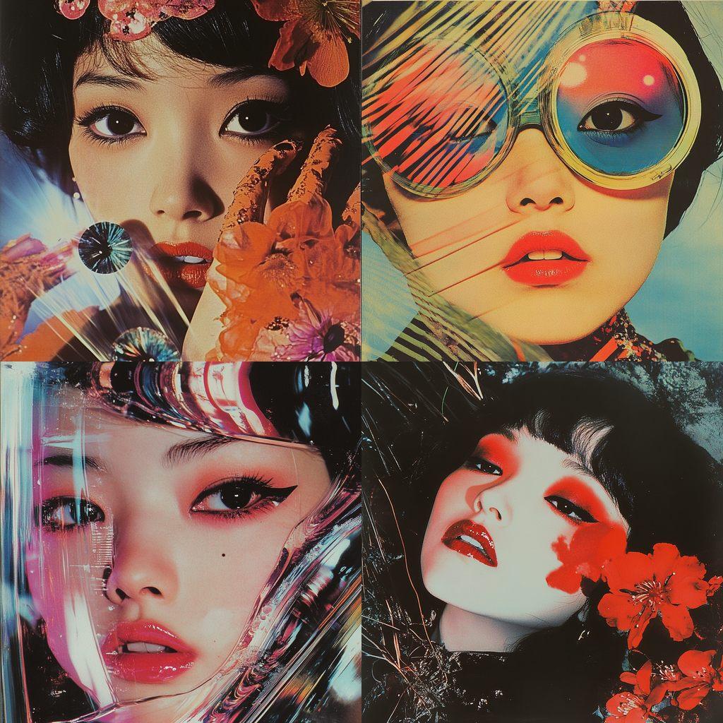 Shuji Terayama style, Midjourney V6.1, render 1 of 4
