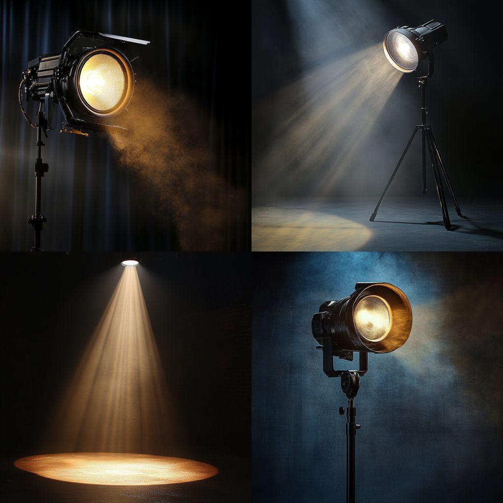 Spotlight lighting style, Midjourney V6.1, render 1 of 4