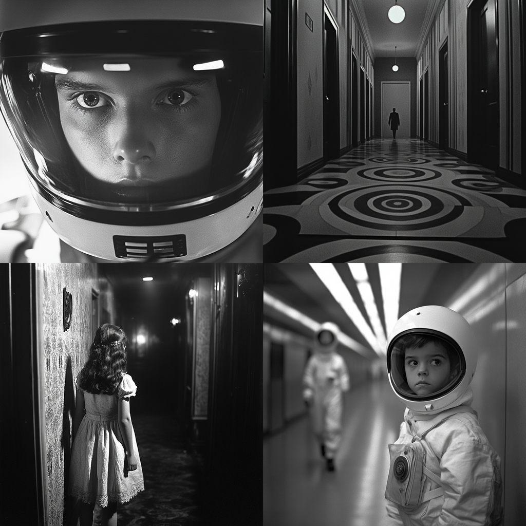 Stanley Kubrick style, Midjourney V6.1, render 1 of 4