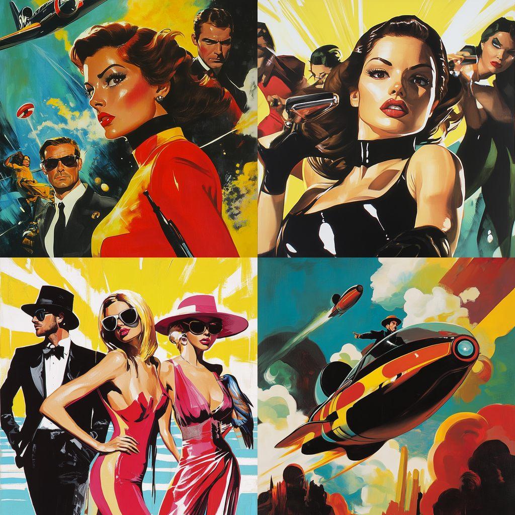 Steve Rude style, Midjourney V6.1, render 1 of 4