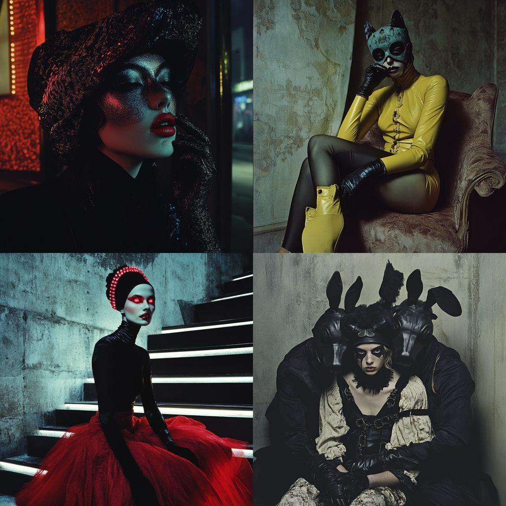 Steven Klein style, Midjourney V6.1, render 1 of 4