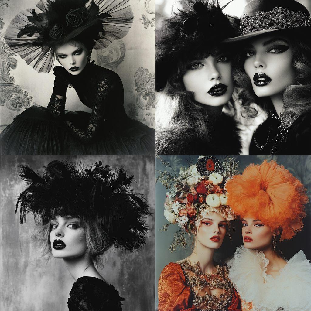 Steven Meisel style, Midjourney V6.1, render 1 of 4