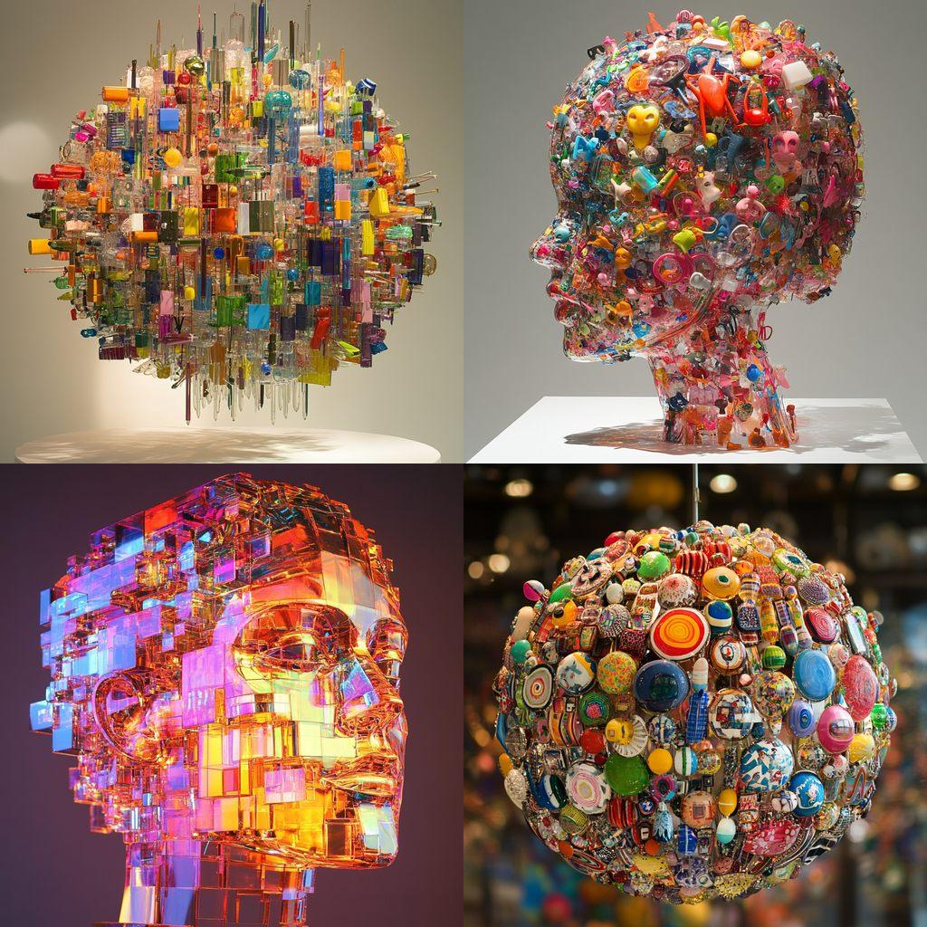 Stuart Haygarth style, Midjourney V6.1, render 1 of 4