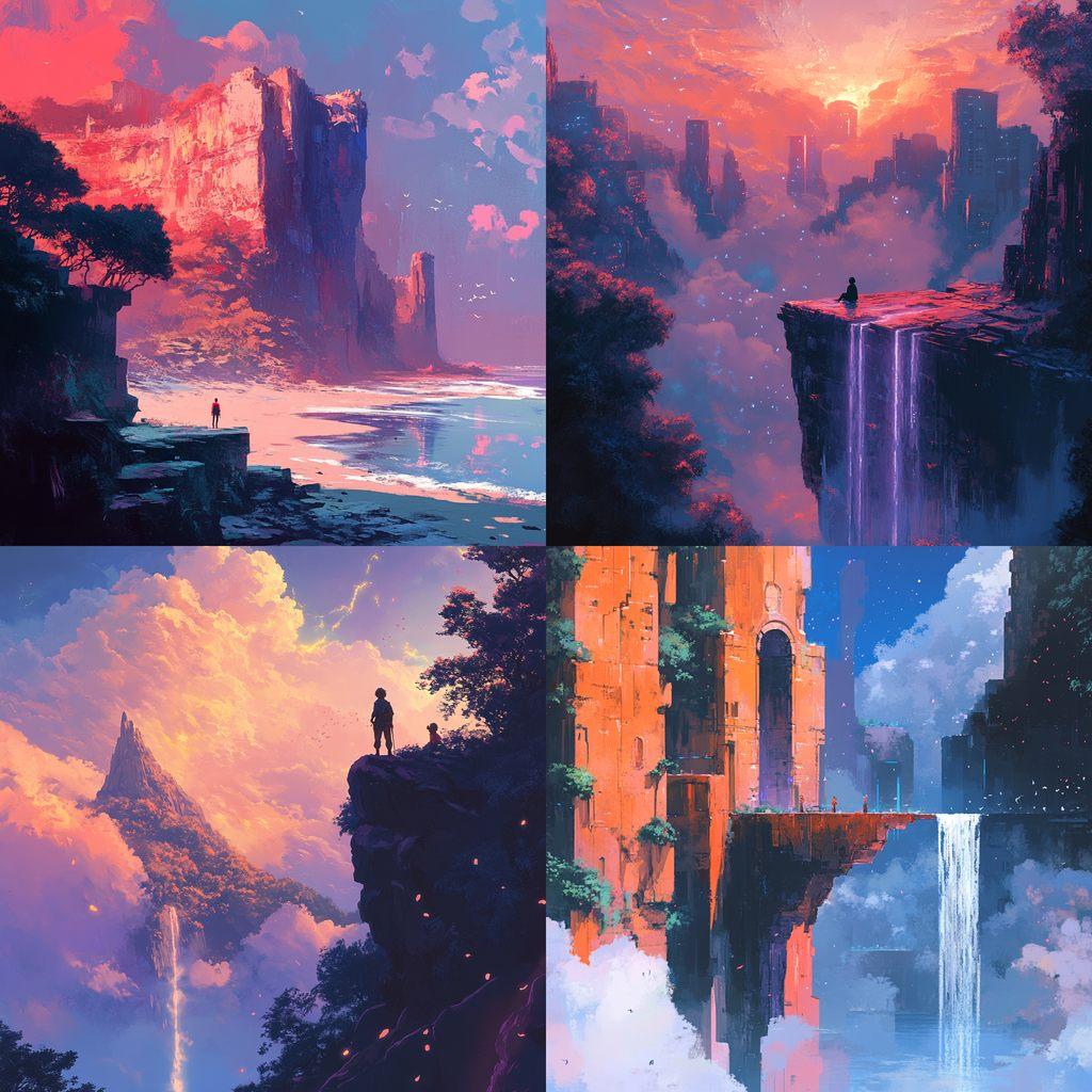 Sylvain Sarrailh style, Midjourney V6.1, render 1 of 4