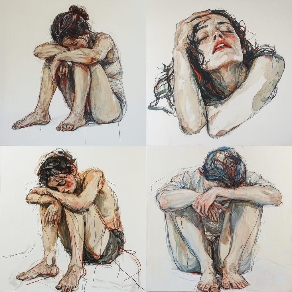 Sylvie Guillot style, Midjourney V6.1, render 1 of 4