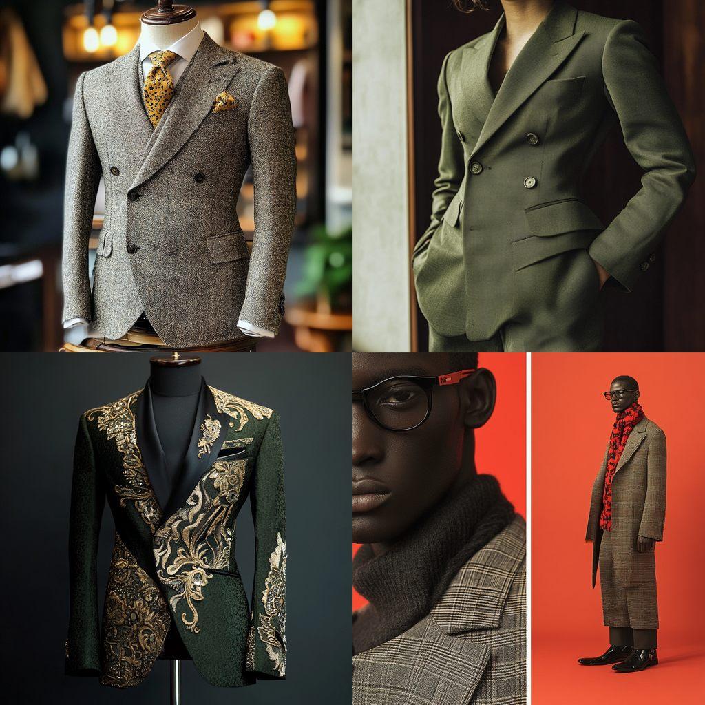 Tailored fashion style, Midjourney V6.1, render 1 of 4