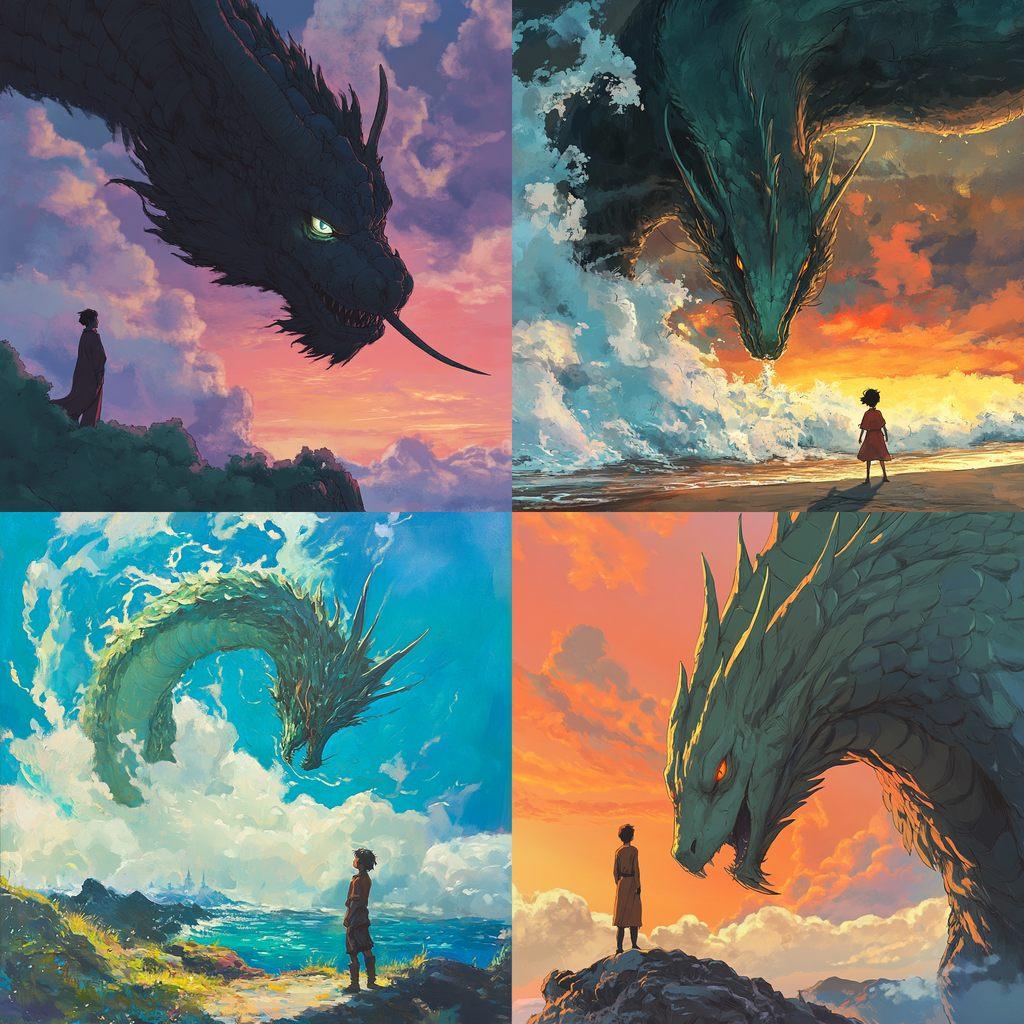 Tales from Earthsea style, Midjourney V6.1, render 1 of 4