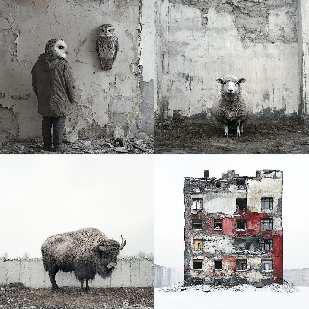 Tamas Dezso style, Midjourney V6.1, render 1 of 4