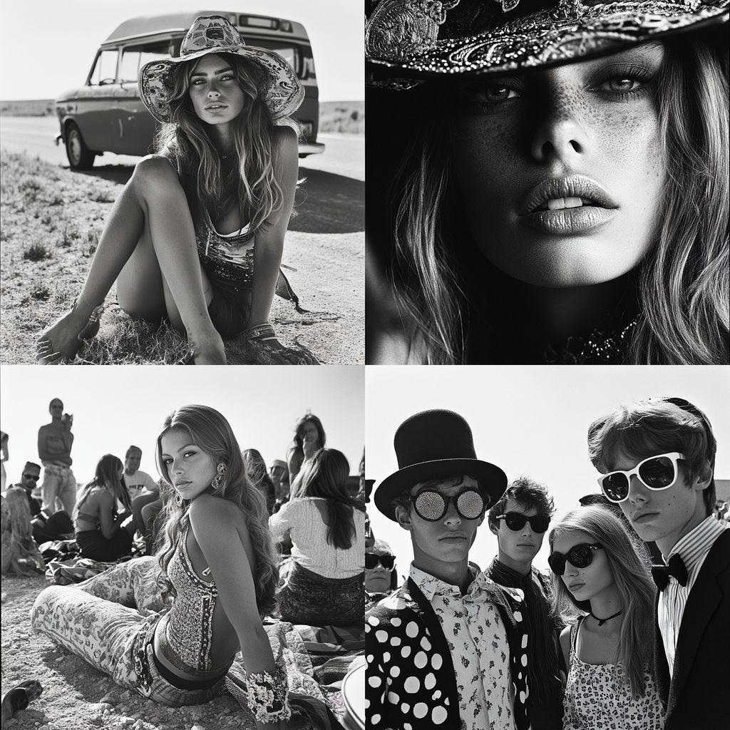 Terry O'Neill style, Midjourney V6.1, render 1 of 4