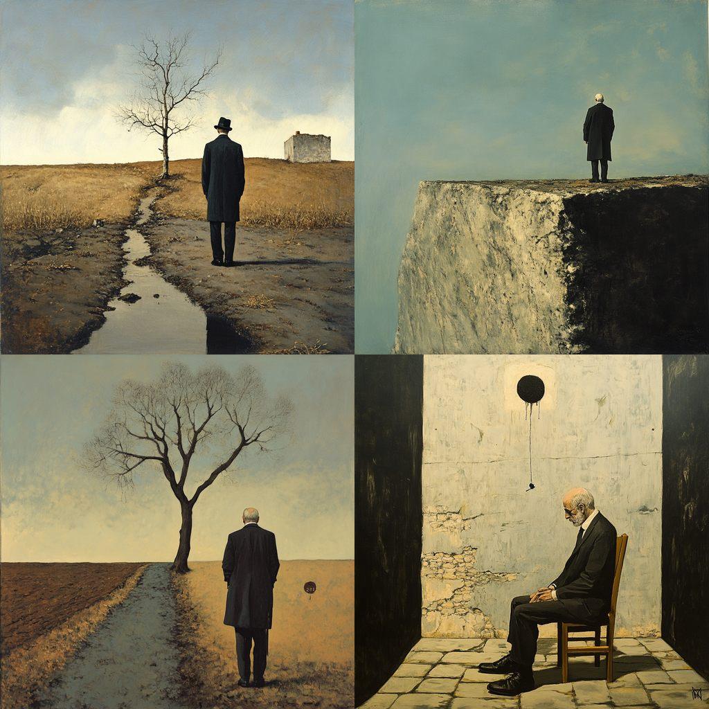 Teun Hocks style, Midjourney V6.1, render 1 of 4