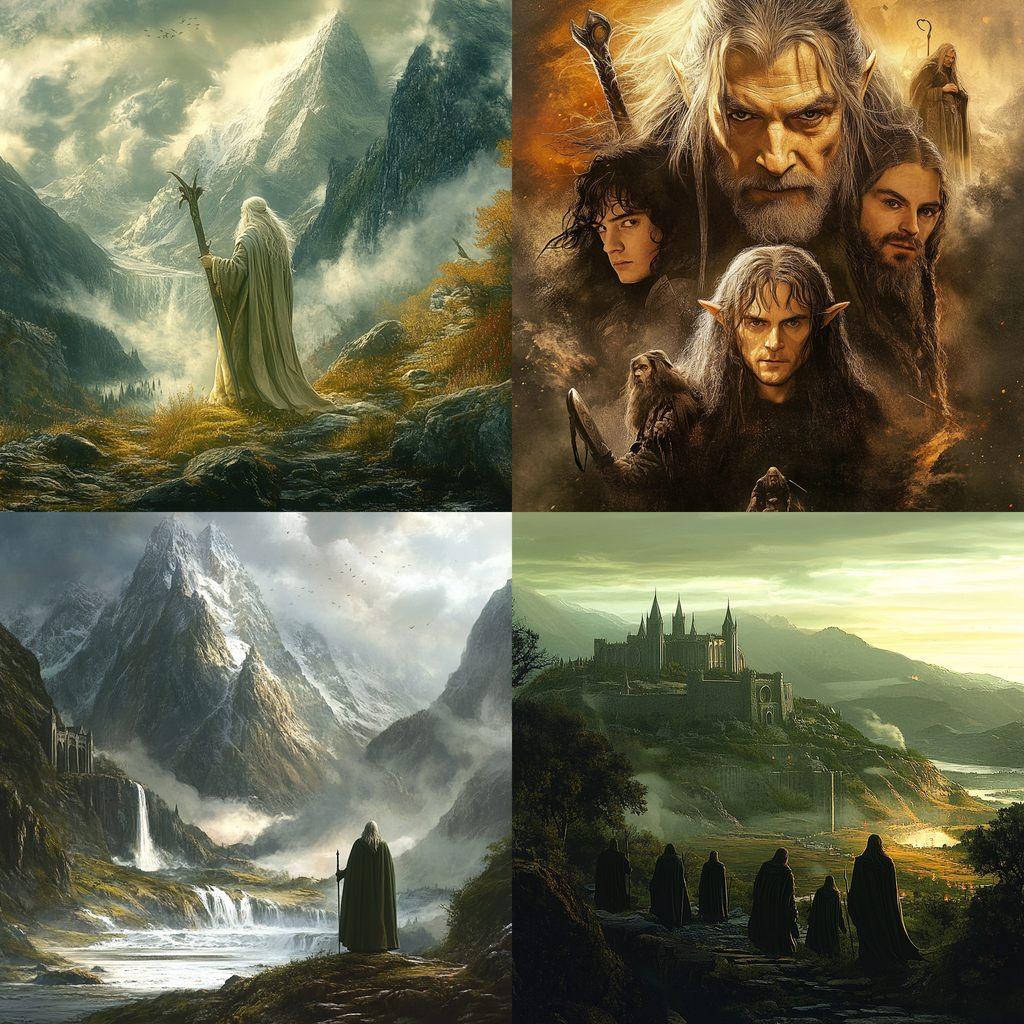 The Lord of the Rings style, Midjourney V6.1, render 1 of 4
