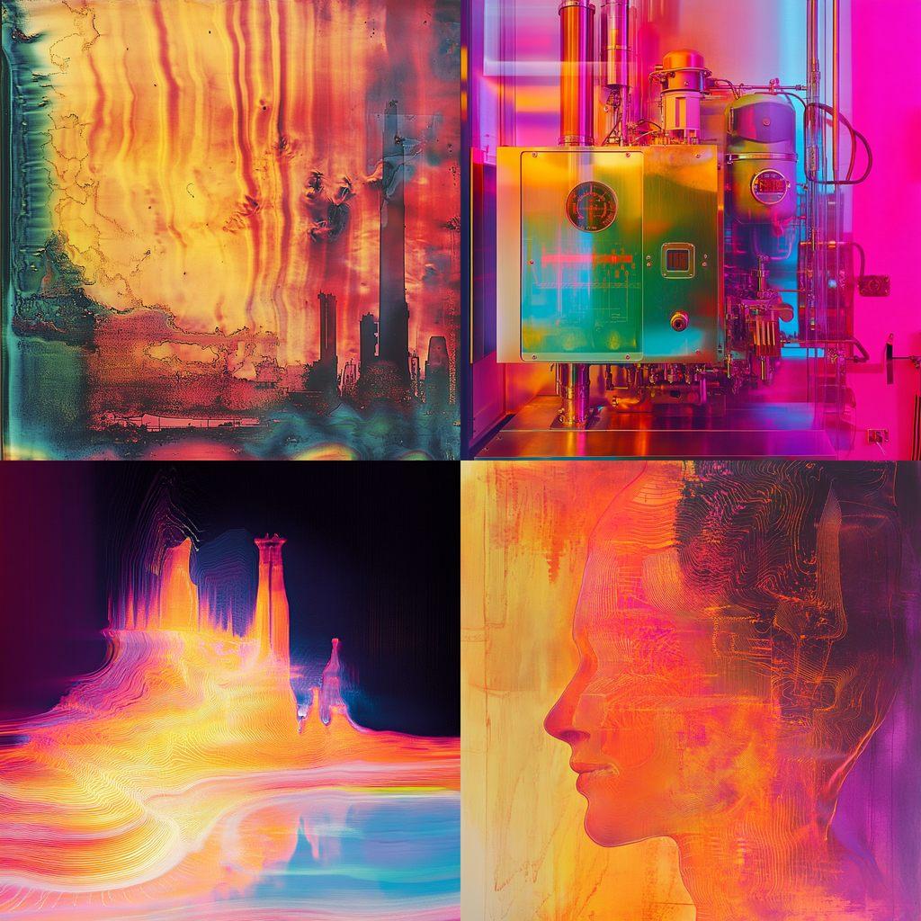 Thermograph style, Midjourney V6.1, render 1 of 4
