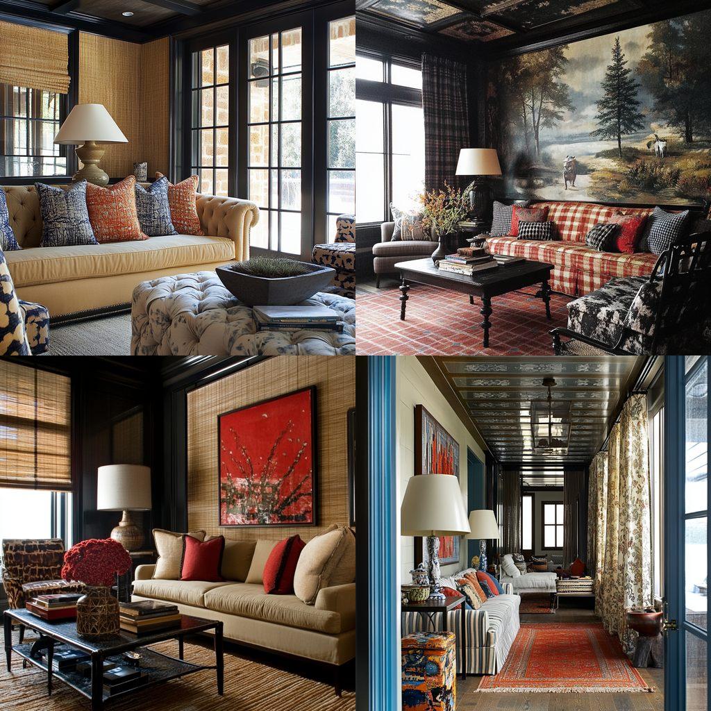 Thom Filicia style, Midjourney V6.1, render 1 of 4