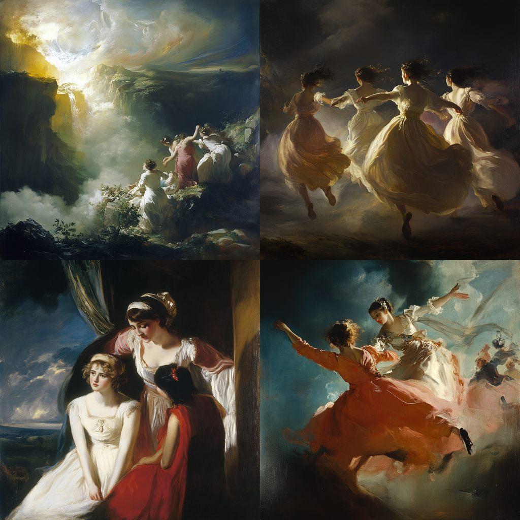 Thomas Lawrence style, Midjourney V6.1, render 1 of 4