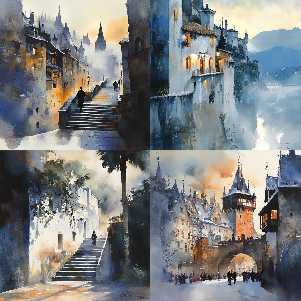 Thomas Schaller style, Midjourney V6.1, render 1 of 4