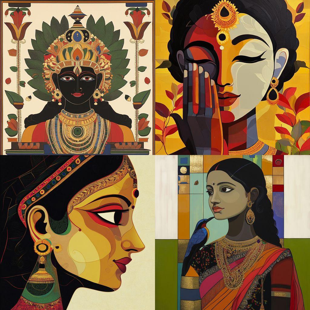 Thota Vaikuntam style, Midjourney V6.1, render 1 of 4