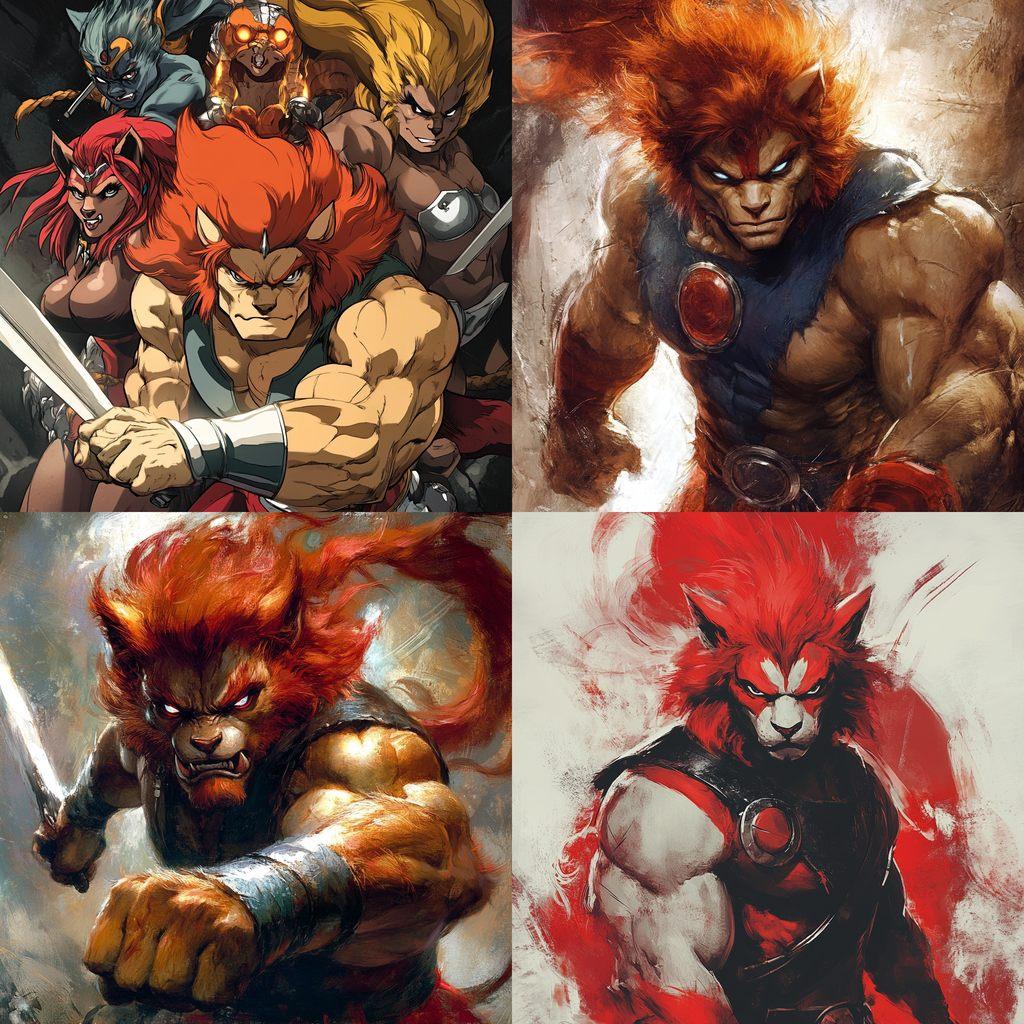 ThunderCats style, Midjourney V6.1, render 1 of 4