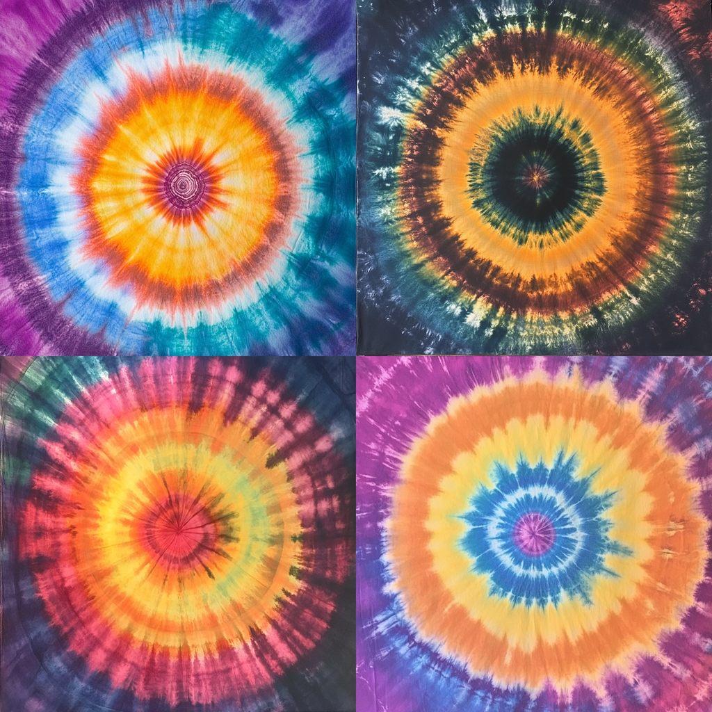 Tie-dye style, Midjourney V6.1, render 1 of 4