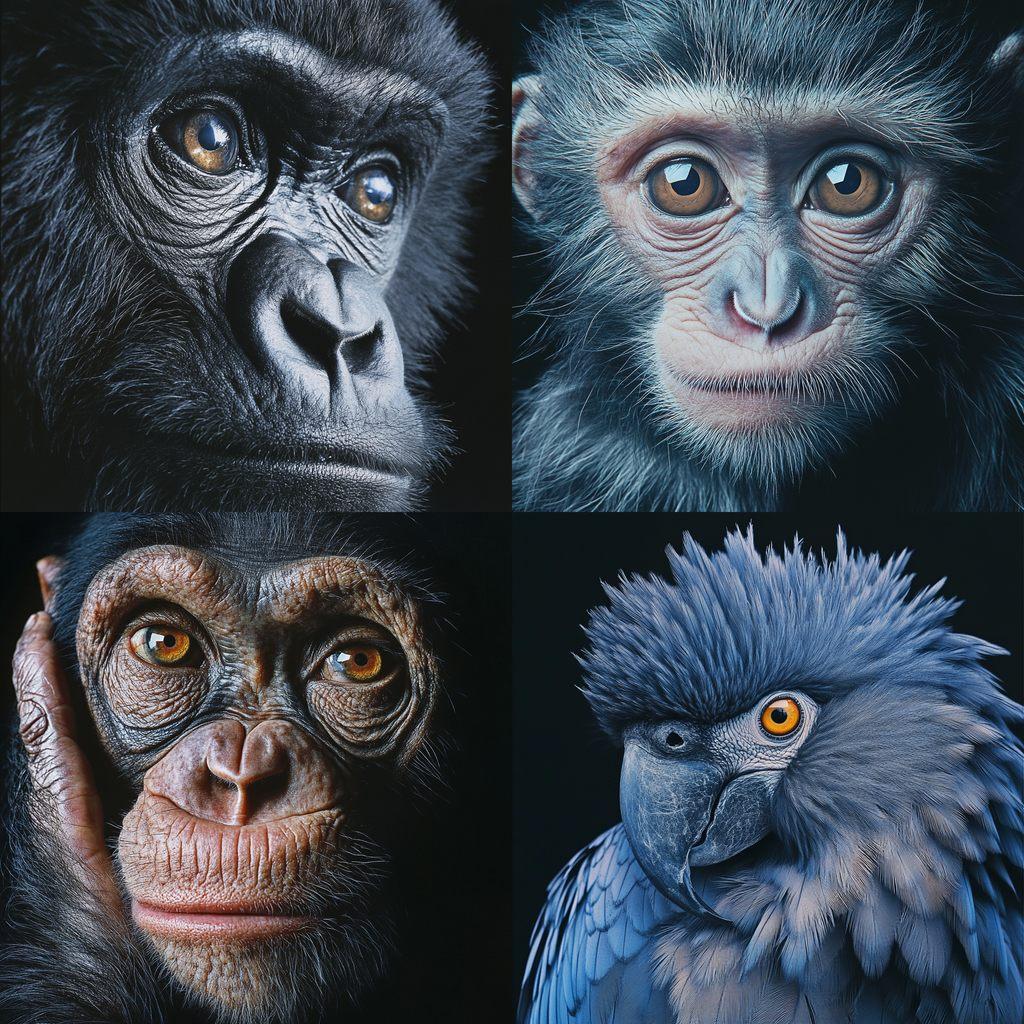 Tim Flach style, Midjourney V6.1, render 1 of 4
