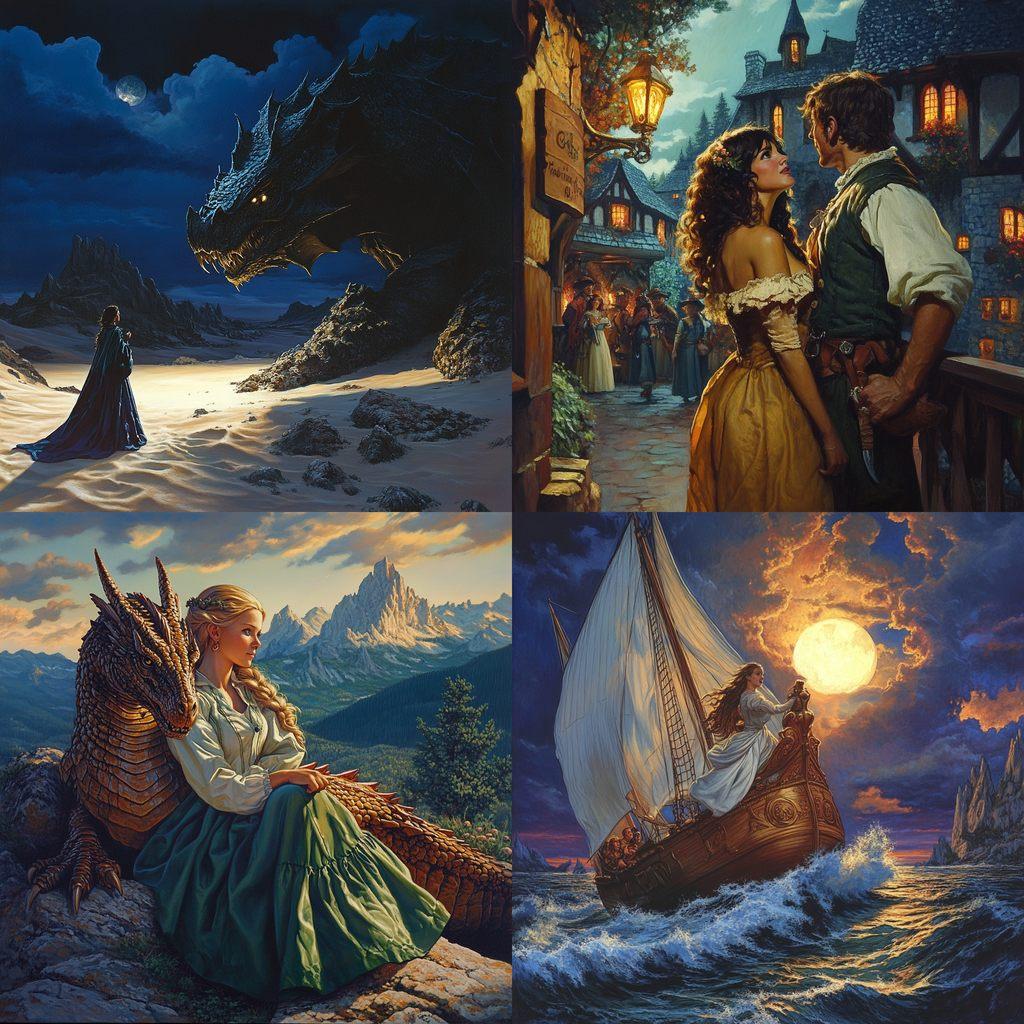 Tim Hildebrandt style, Midjourney V6.1, render 1 of 4