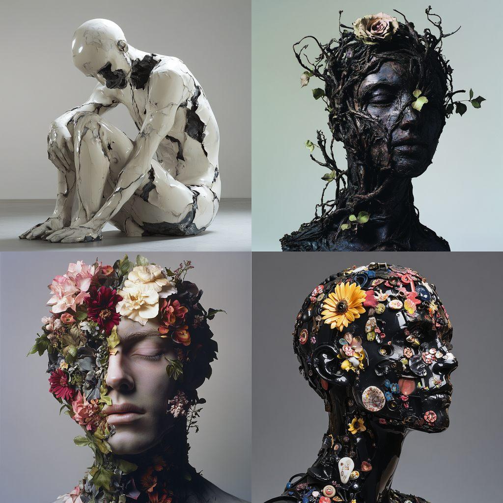 Tim Noble style, Midjourney V6.1, render 1 of 4