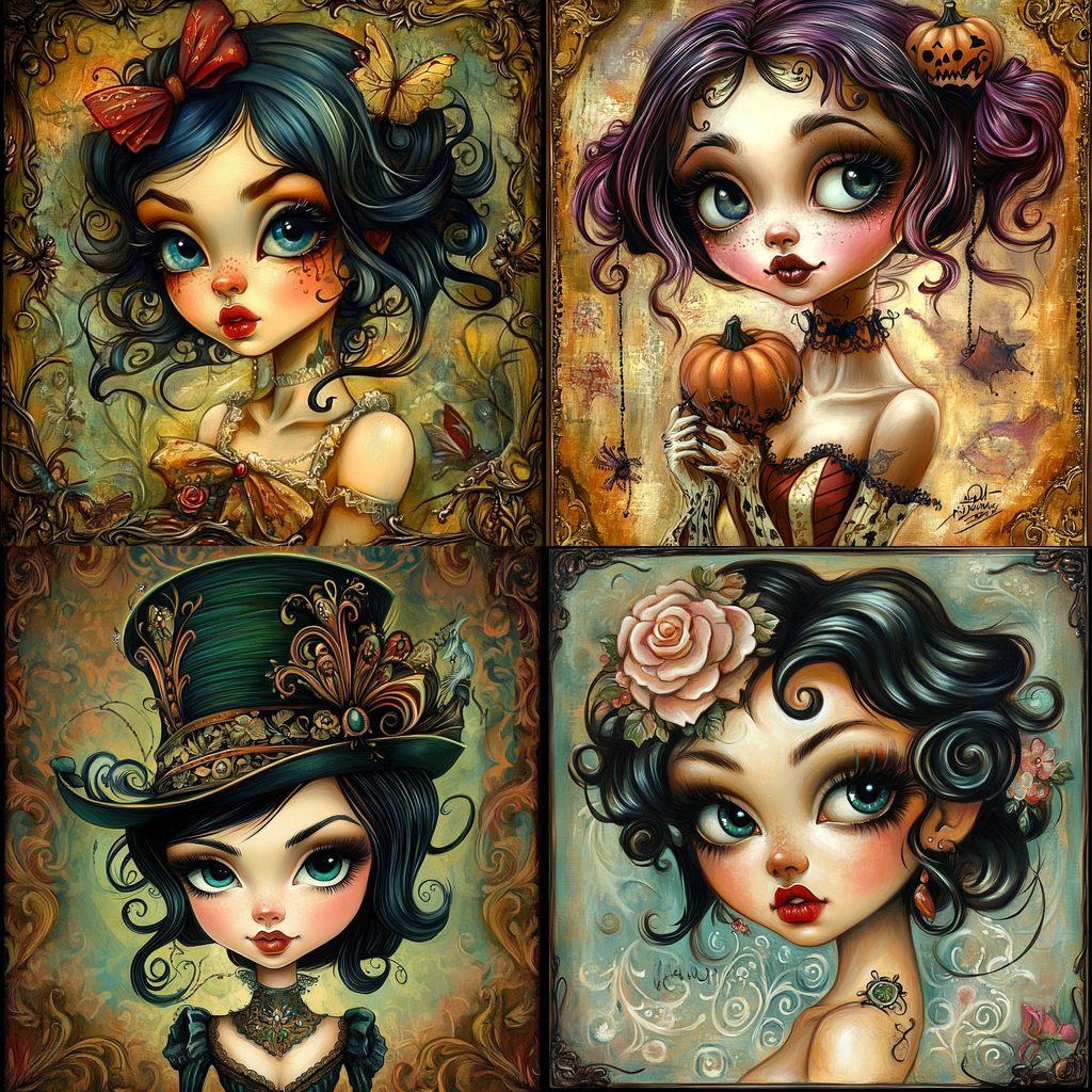 Tim Shumate style, Midjourney V6.1, render 1 of 4
