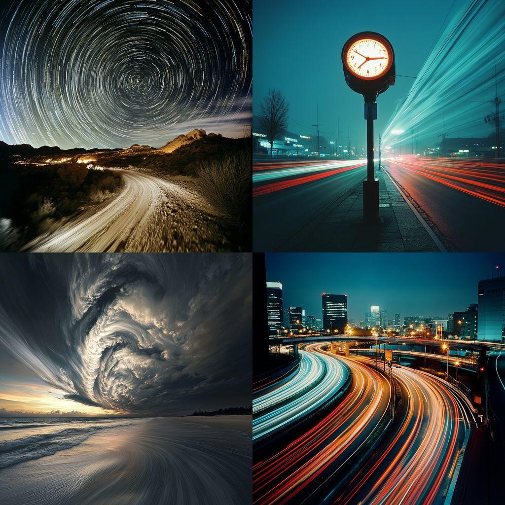 Time-lapse photography style, Midjourney V6.1, render 1 of 4