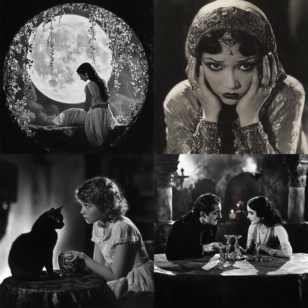 Tod Browning style, Midjourney V6.1, render 1 of 4