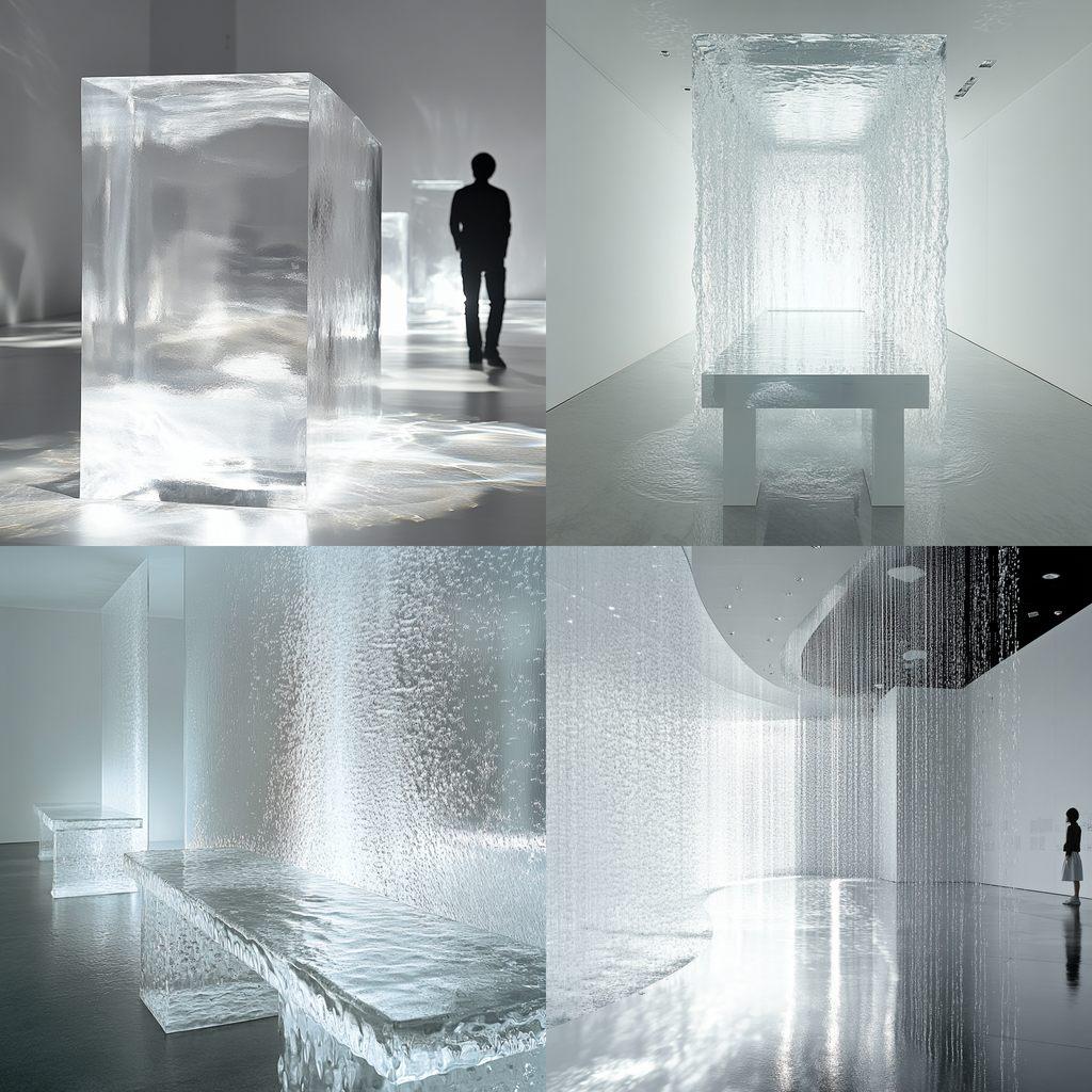 Tokujin Yoshioka style, Midjourney V6.1, render 1 of 4