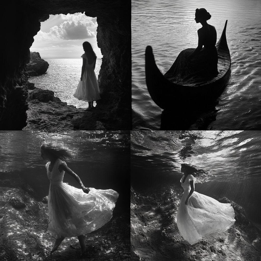 Toni Frissell style, Midjourney V6.1, render 1 of 4