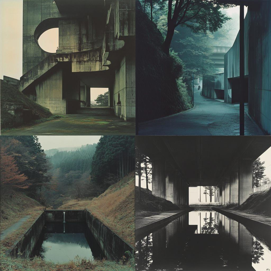 Toshio Shibata style, Midjourney V6.1, render 1 of 4