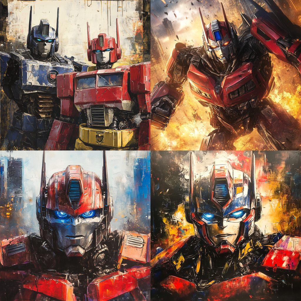 Transformers style, Midjourney V6.1, render 1 of 4