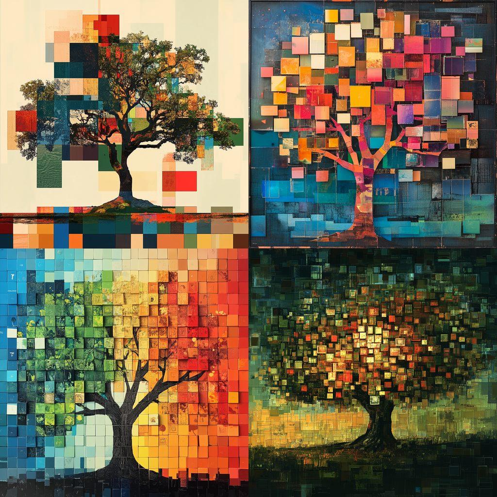 Treemap style, Midjourney V6.1, render 1 of 4