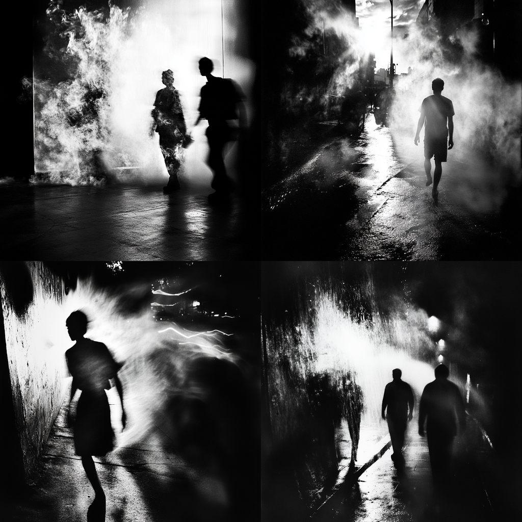 Trent Parke style, Midjourney V6.1, render 1 of 4