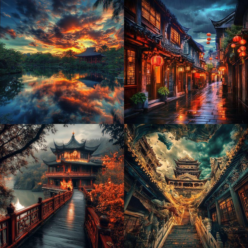 Trey Ratcliff style, Midjourney V6.1, render 1 of 4