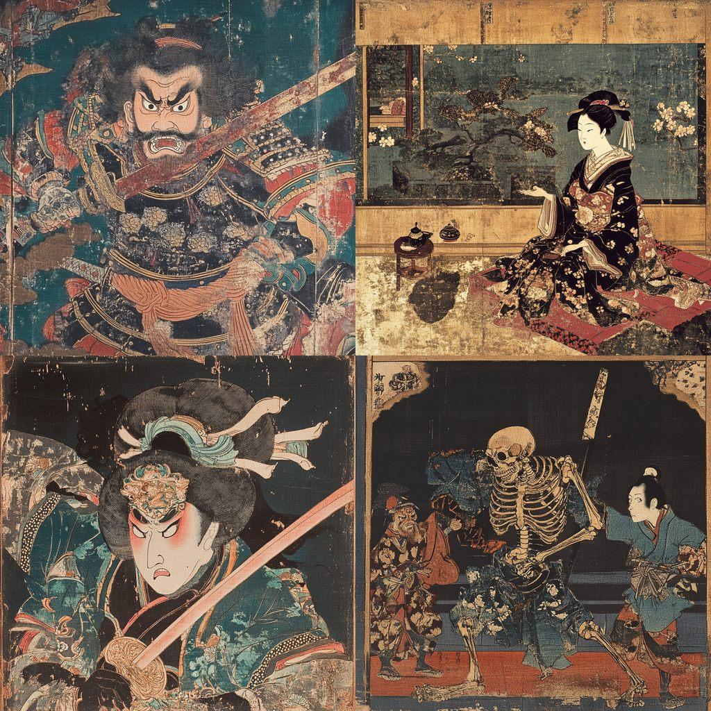 Utagawa Kunisada style, Midjourney V6.1, render 1 of 4