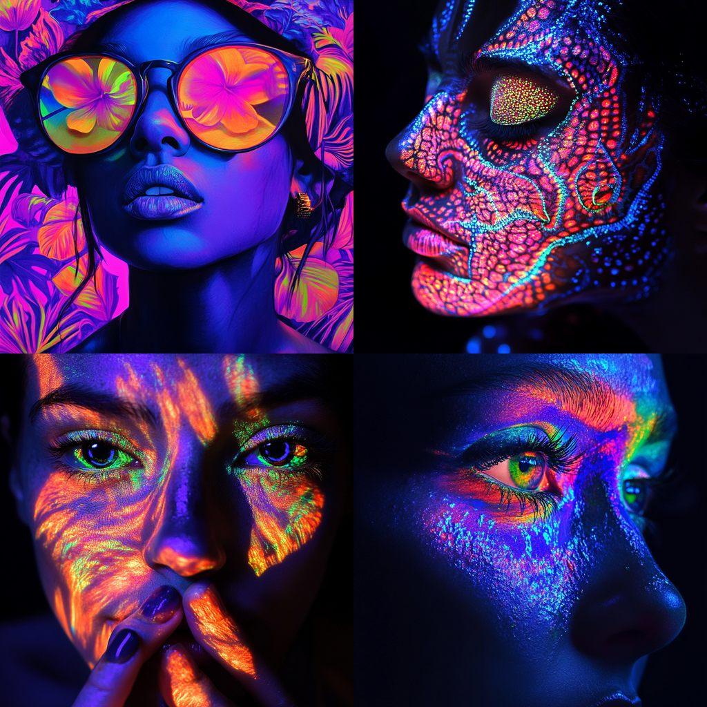 UV colors style, Midjourney V6.1, render 1 of 4