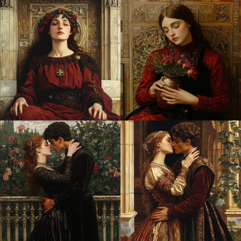 Valentine Cameron Prinsep style, Midjourney V6.1, render 1 of 4