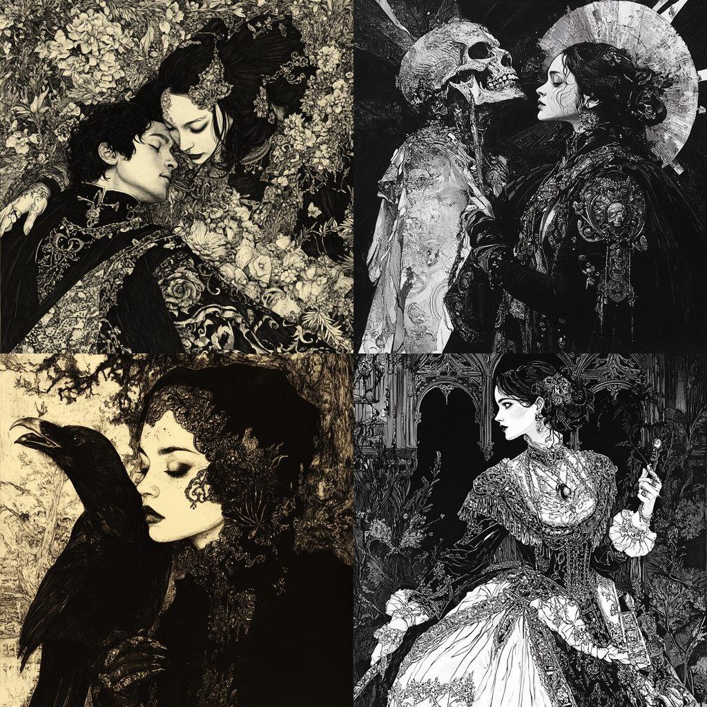 Vania Zouravliov style, Midjourney V6.1, render 1 of 4