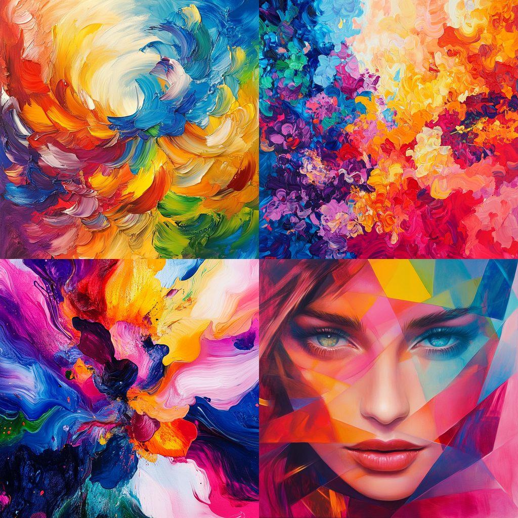 Vibrant colors style, Midjourney V6.1, render 1 of 4