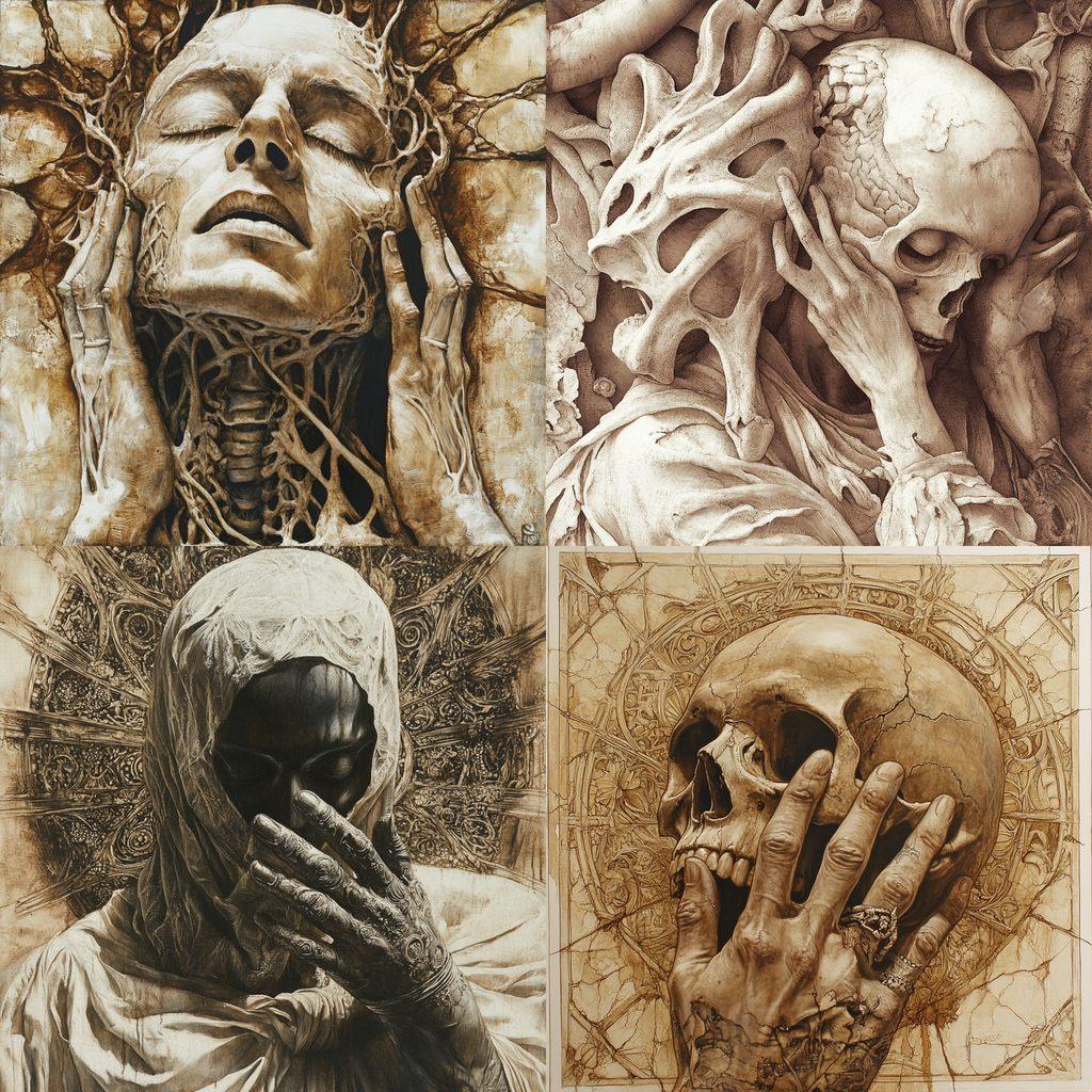 Vincent Castiglia style, Midjourney V6.1, render 1 of 4