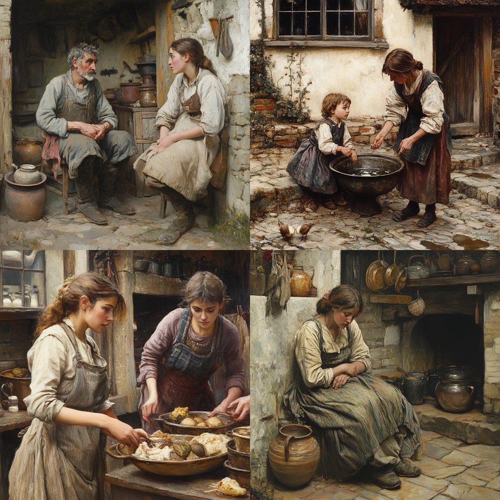 Walter Langley style, Midjourney V6.1, render 1 of 4
