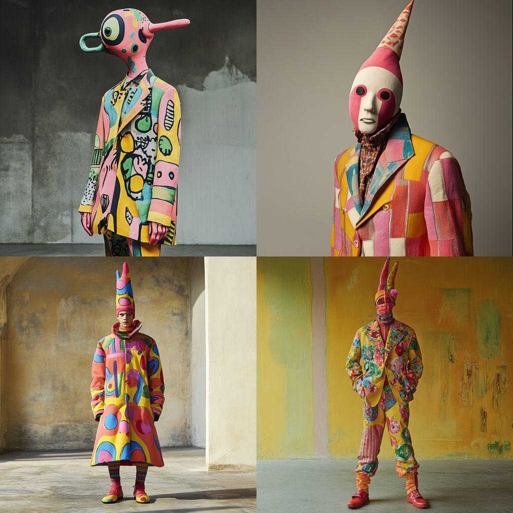 Walter Van Beirendonck style, Midjourney V6.1, render 1 of 4