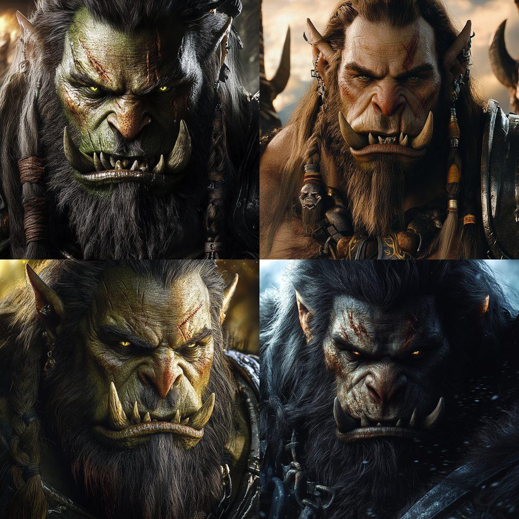 Warcraft style, Midjourney V6.1, render 1 of 4