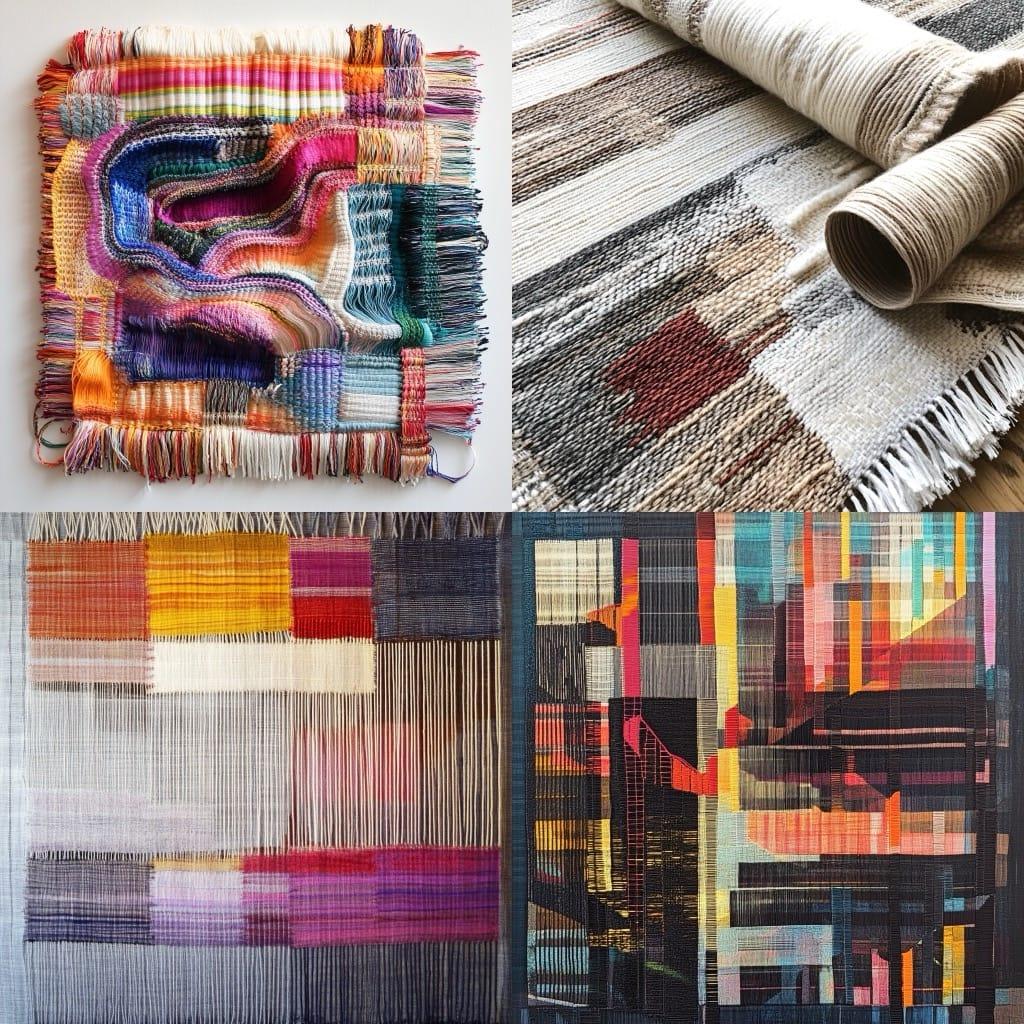 Weaving style, Midjourney V6.1, render 1 of 4