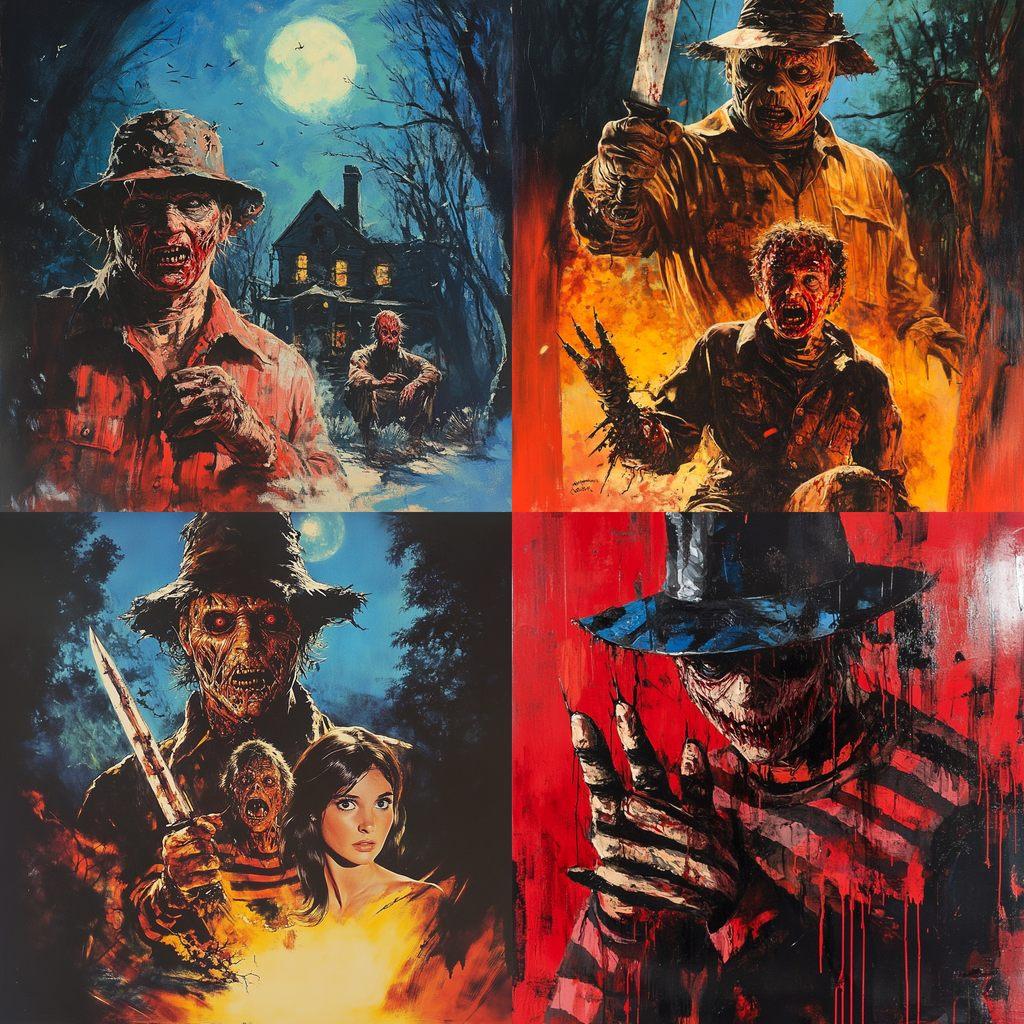 Wes Craven style, Midjourney V6.1, render 1 of 4