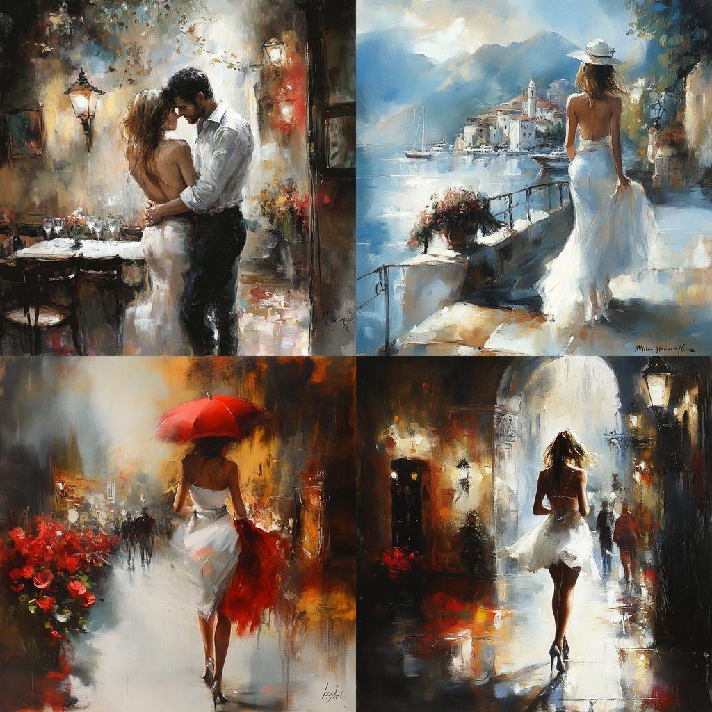 Willem Haenraets style, Midjourney V6.1, render 1 of 4