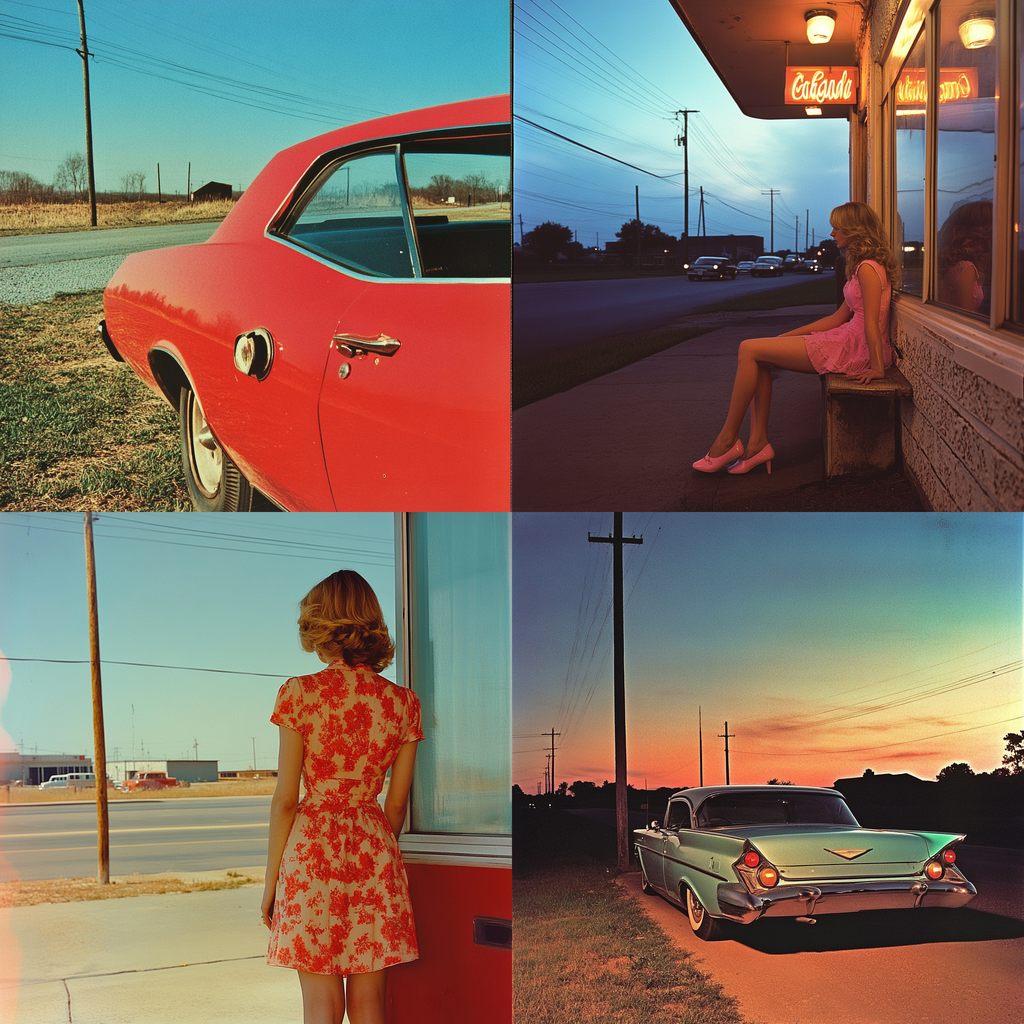 William Eggleston style, Midjourney V6.1, render 1 of 4